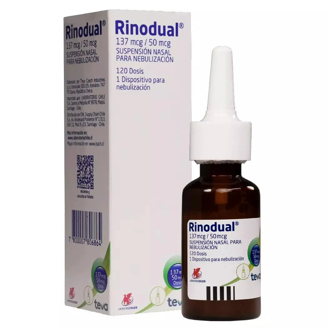 Rinodual 137/50 Mcg X 120 dosis TEVA